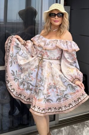 Zimmermann Floral Off-Shoulder Mini Dress | Size 3