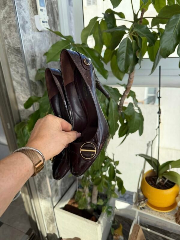 Louis Vuitton Bordo Heels — Size 36.5 | נעלי עקב לואי ויטון - Image 2