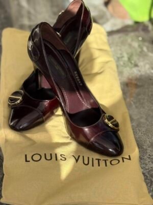 Louis Vuitton Bordo Heels — Size 36.5 | נעלי עקב לואי ויטון