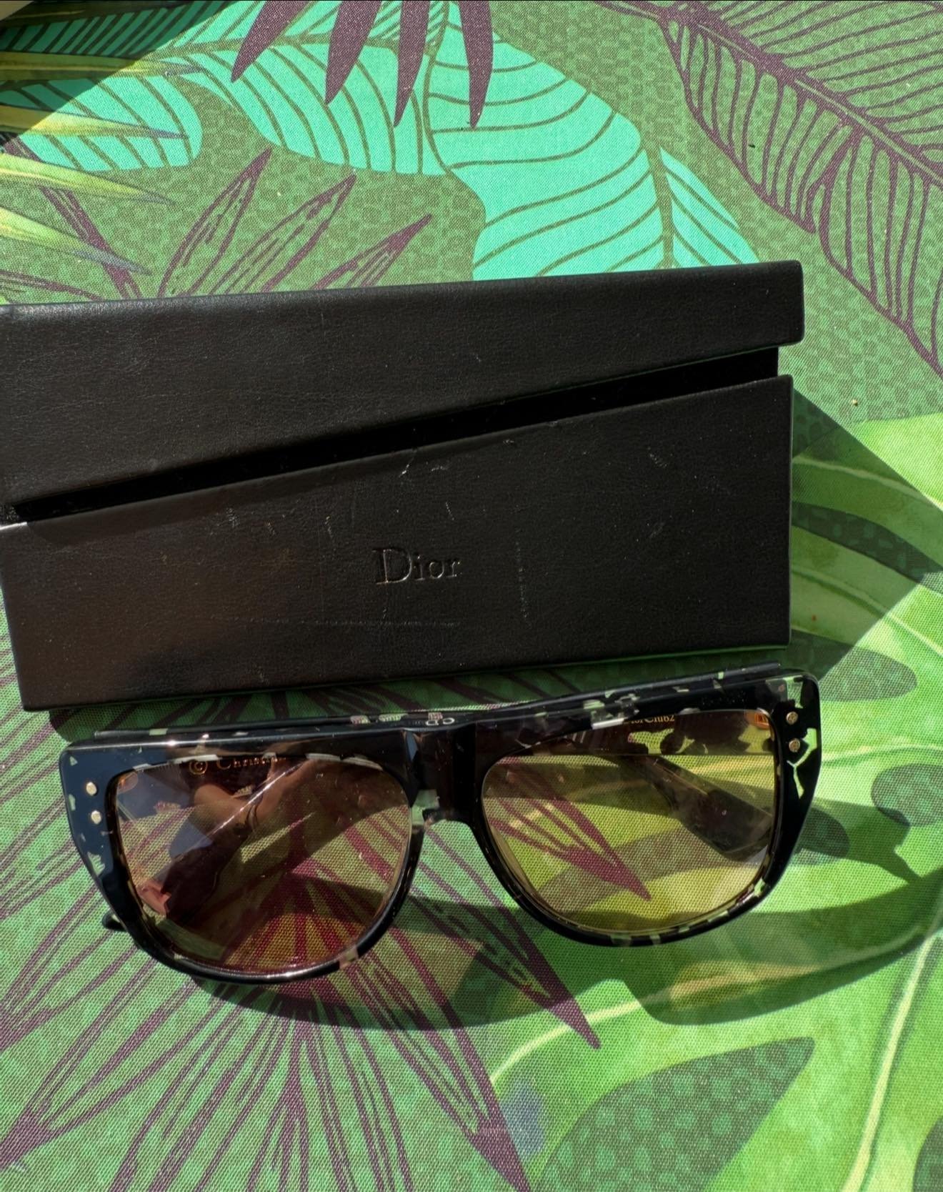 Dior — солнцезащитные очки oversize (tortoise, розовые градиентные линзы), 450 ₪ | Dior — משקפי שמש אוברסייז (טורטויס, עדשות ורודות גרדיאנט), 450 ₪ | Julia Raskin Style - Image 2