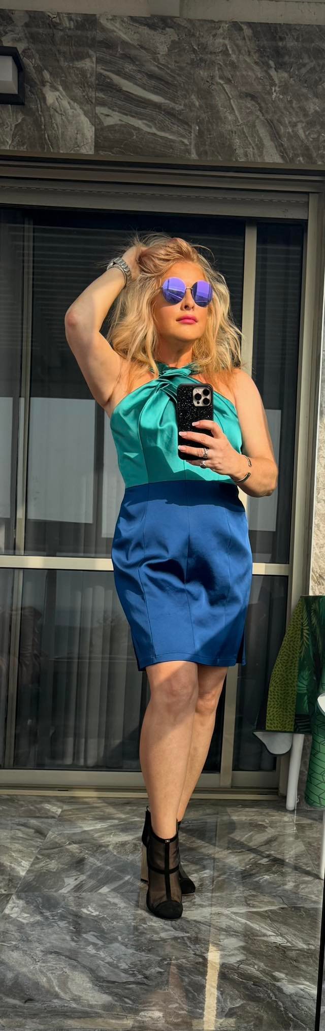 Karen Millen — чёрное асимметричное мини с драпировкой, размер M — 350 ₪ | Karen Millen — שמלת מיני שחורה א-סימטרית עם דרייפינג, מידה M — 350 ₪ | Julia Raskin Style - Image 5