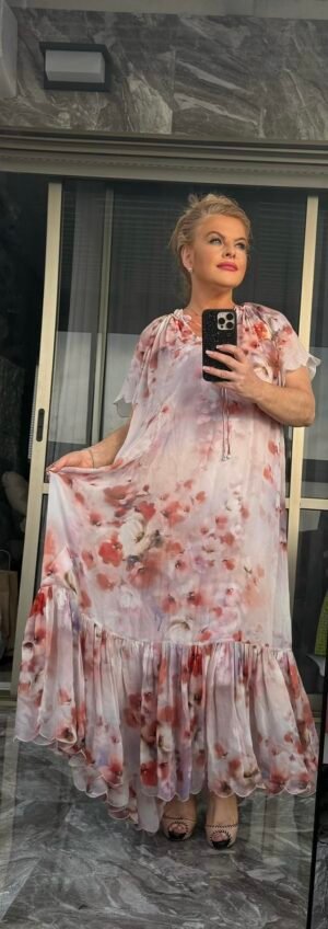 Zimmermann — воздушное макси-платье с цветочным принтом, размер 3 (≈ L) — 950 ₪ | Zimmermann — שמלת מקסי אווירית בהדפס פרחים, מידה 3 (≈ L) — ‎950 ₪ | Julia Raskin Style