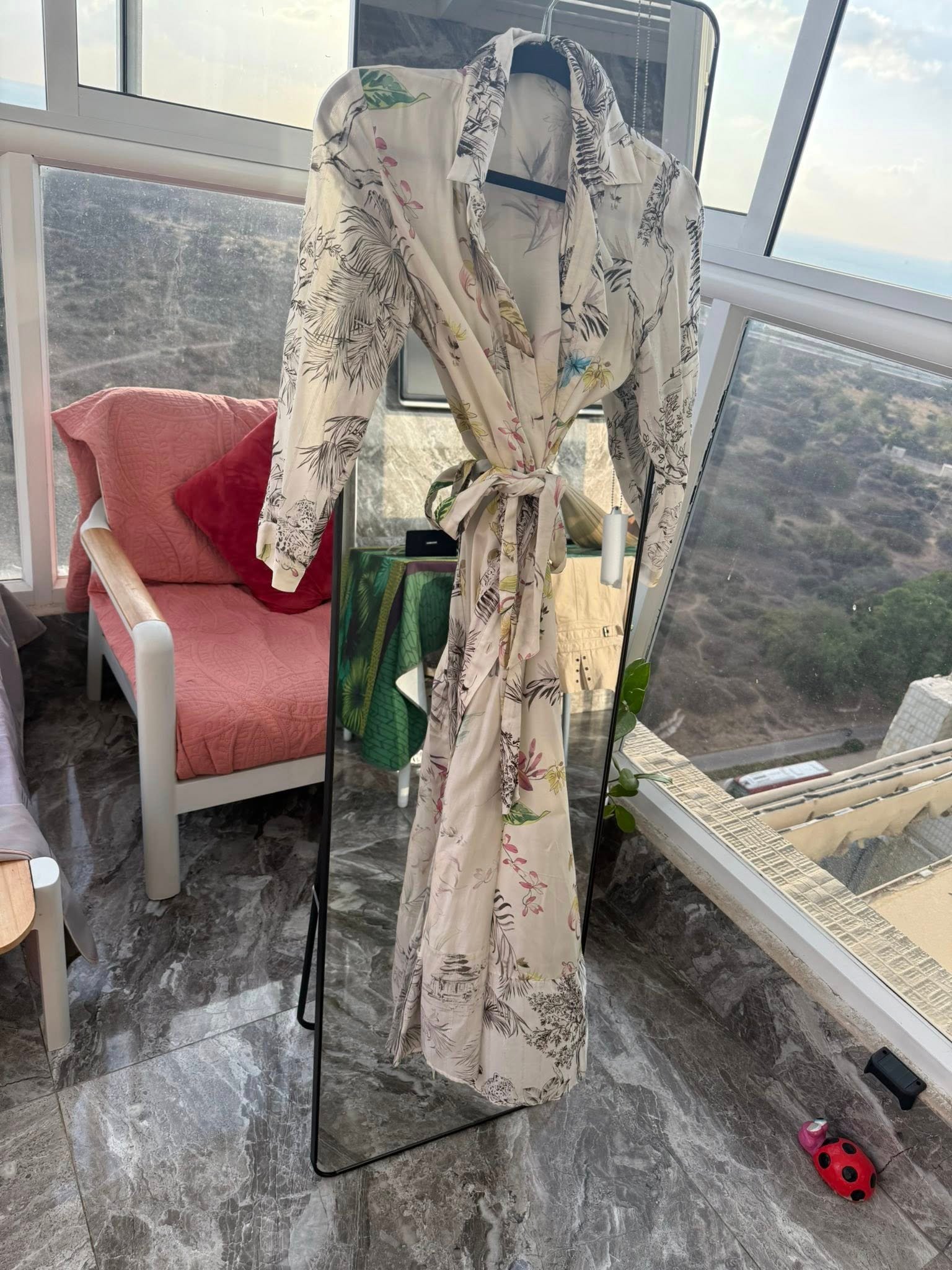 Replay — рубашечное платье миди с цветочным принтом и поясом — 300 ₪ | Replay — שמלת חולצה מידי בהדפס פרחוני עם חגורת קשירה — 300 ₪ | Julia Raskin Style - Image 3