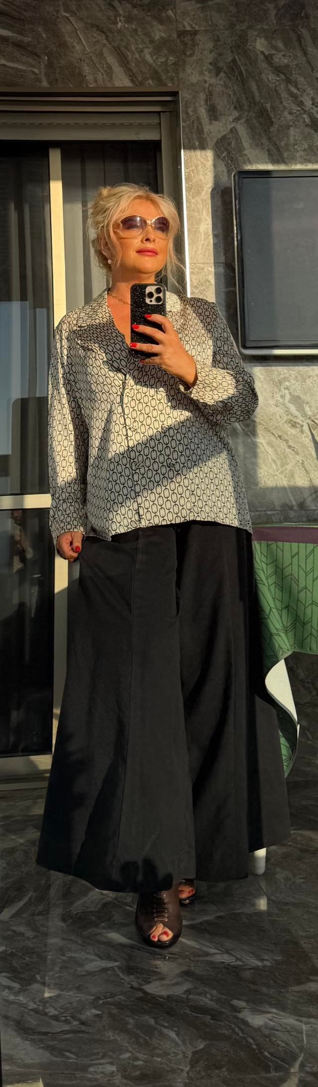 Maya Negri — чёрные классические брюки (M) — 300 ₪ | מאיה נגרי — מכנסיים שחורים קלאסיים (M) — 300 ₪ | Julia Raskin Style