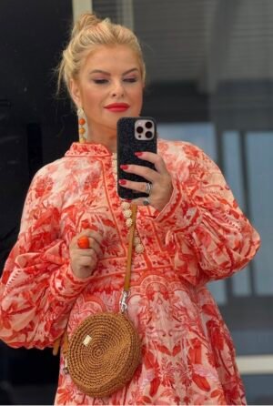 Dolce & Gabbana плетёная круглая сумка из рафии