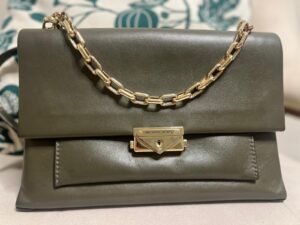 Женская сумка Michael Kors в классическом дизайне, цвет оливковый