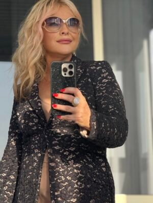 ACCESS — кружевной жакет в чёрном цвете — 450 ₪ | ACCESS — בלייזר תחרה שחור — ‎450 ₪ | Julia Raskin Style