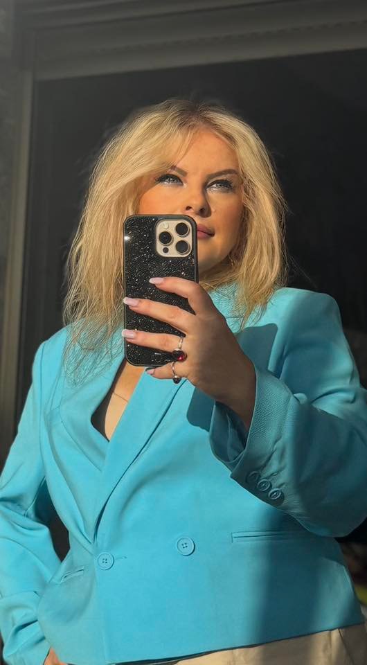 ONLY — жакет цвета морской свежести 🌊💙 | בלייזר בגוון תכלת רך ואלגנטי — 250 ₪ - Image 4