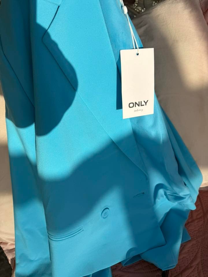 ONLY — жакет цвета морской свежести 🌊💙 | בלייזר בגוון תכלת רך ואלגנטי — 250 ₪ - Image 2