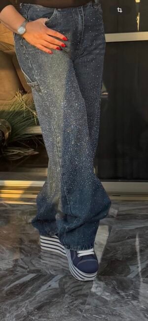 Джинсы со стразами новые (France) 38 — 500 ₪ | De Luxe by Julia Raskin